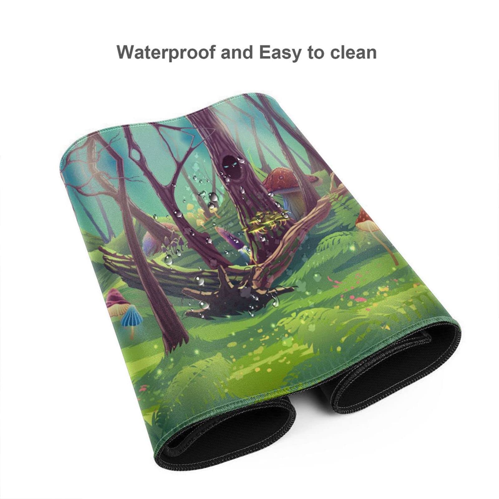 Fantasy Landscape Large Mouse Pad - Extended Gaming Mouse Mat with Nature Design for Computer & Keyboard - Perfect for Gaming, Office Work & Home Use