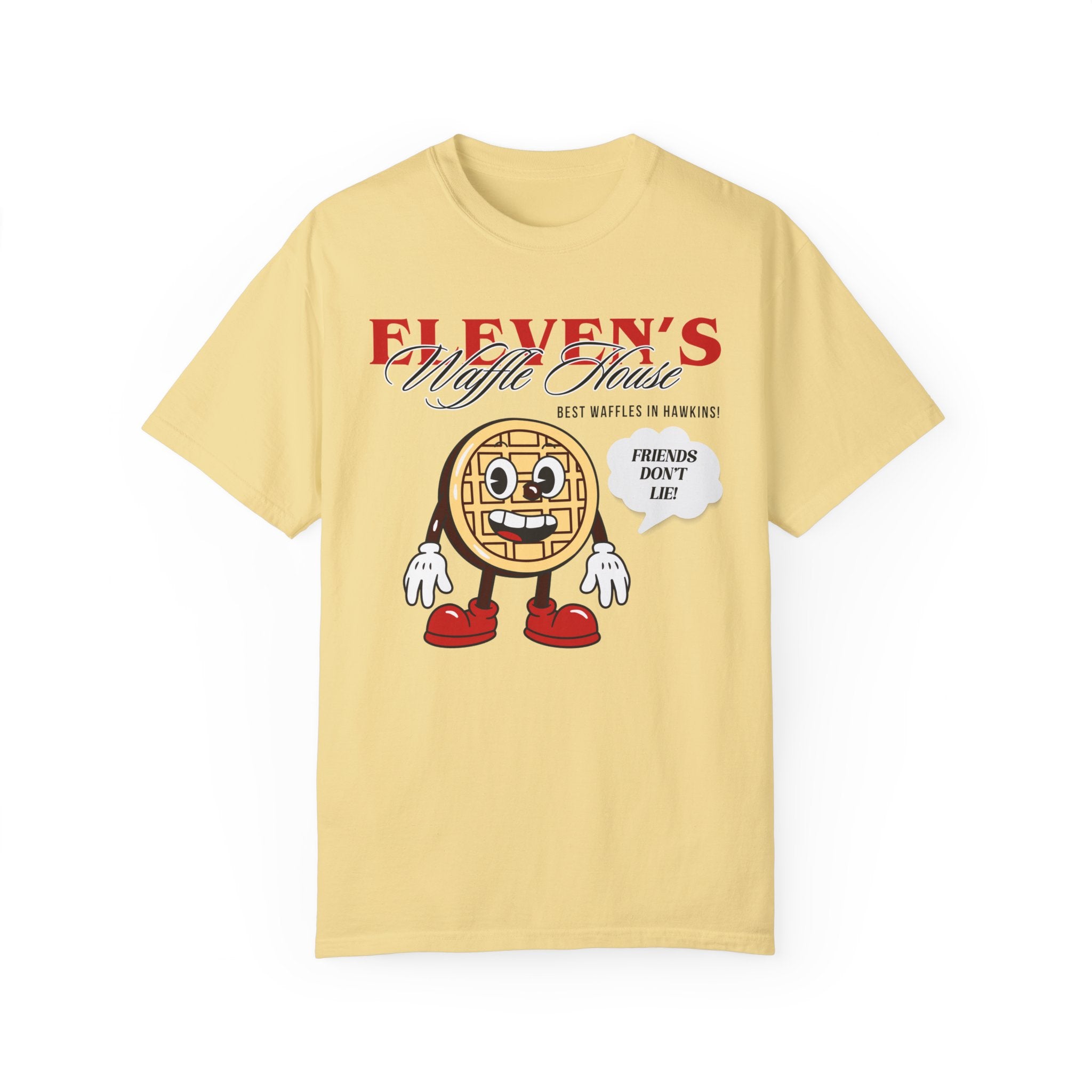 Eleven's Waffle House T-Shirt - Stranger Things Inspired Vintage Tee - Perfect for Cosplay, Halloween & TV Show Fans