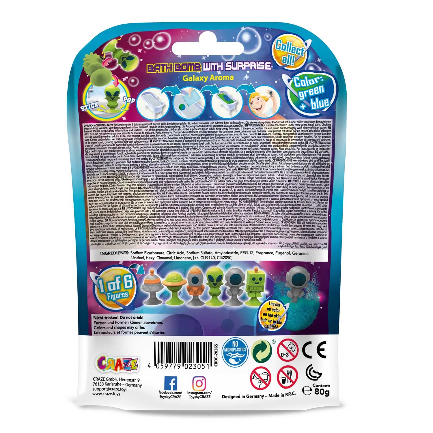 INKEE 3 Pack Bath Bombs for Kids - Fun Surprise Scented Bathtub & Pool Toys with Colorful Fizzing Effects - Perfect for Birthday Gifts, Sensory Play & Relaxing Bath Time