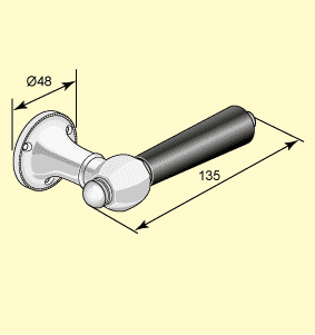 Dorr Door Handle Lockbolaget 437 Nickel - Premium Door Lock for Home, Office & Commercial Security