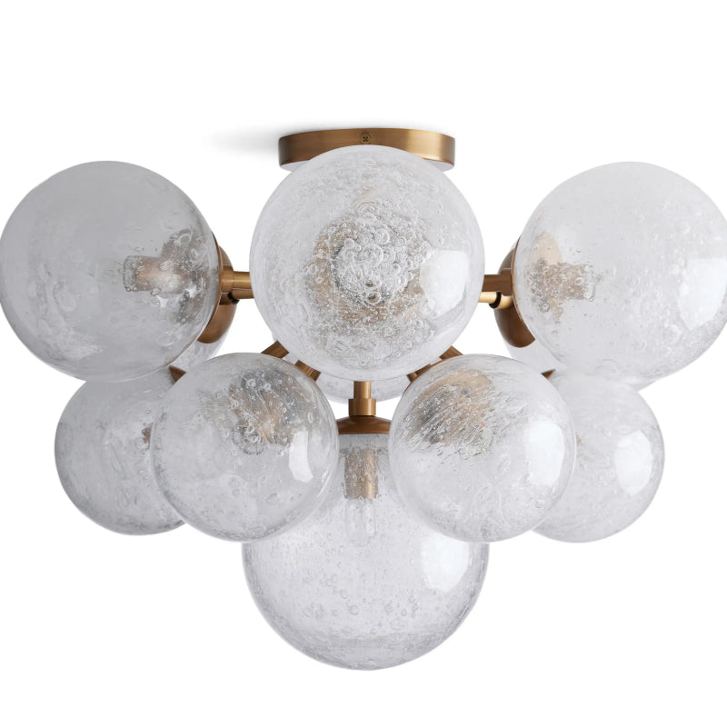 Mandoza Flushmount Ceiling Light - Modern LED Fixture for Bedroom, Kitchen, Hallway | Energy Efficient & Easy Installation