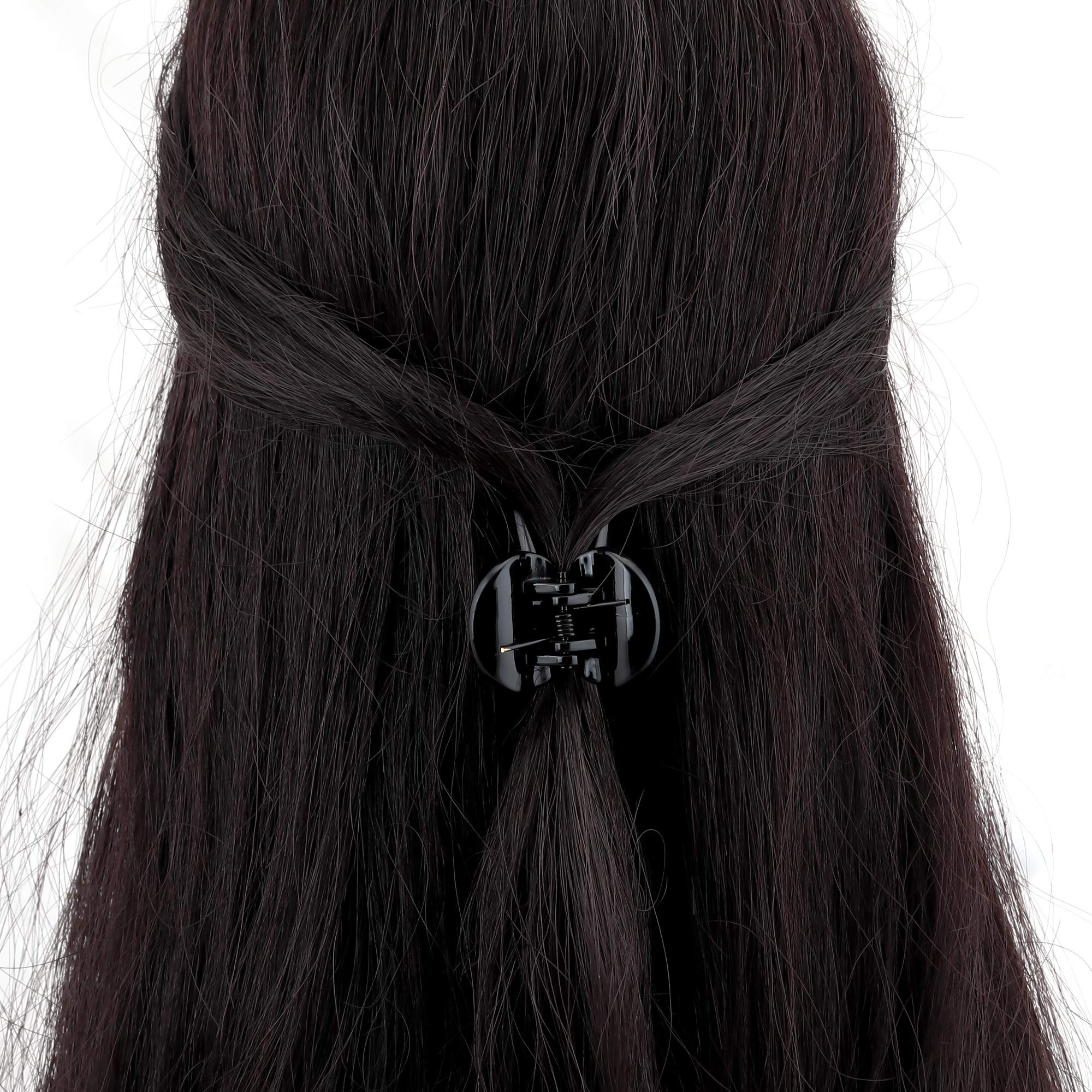 Shiny Butterfly Hair Clips for Women & Girls - Pack of 6 Medium Hair Accessories (SKR70562) - Perfect for Parties, Weddings & Everyday Style