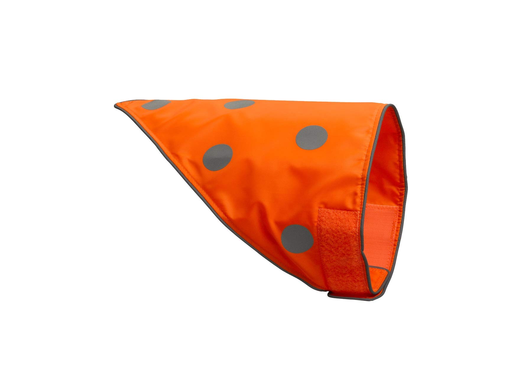 High Visibility Reflective Dog Bandana - Blaze Orange Safety Scarf for Small & Large Dogs - Perfect for Night Walks, Hunting & Camping - Adjustable Collar & Kerchief for Enhanced Pet Visibility