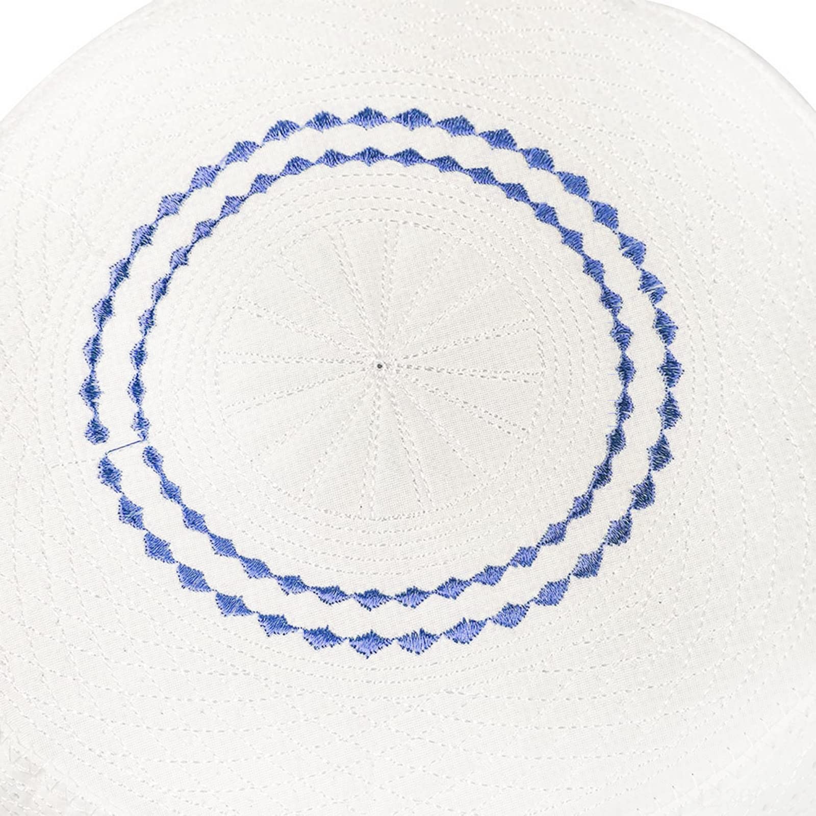 Men's Muslim Prayer Kufi Hat - Embroidered Islamic Skull Cap for Men & Boys - Traditional Takke Beanie for Salah - Perfect for Daily Prayers, Mosque Visits & Religious Ceremonies