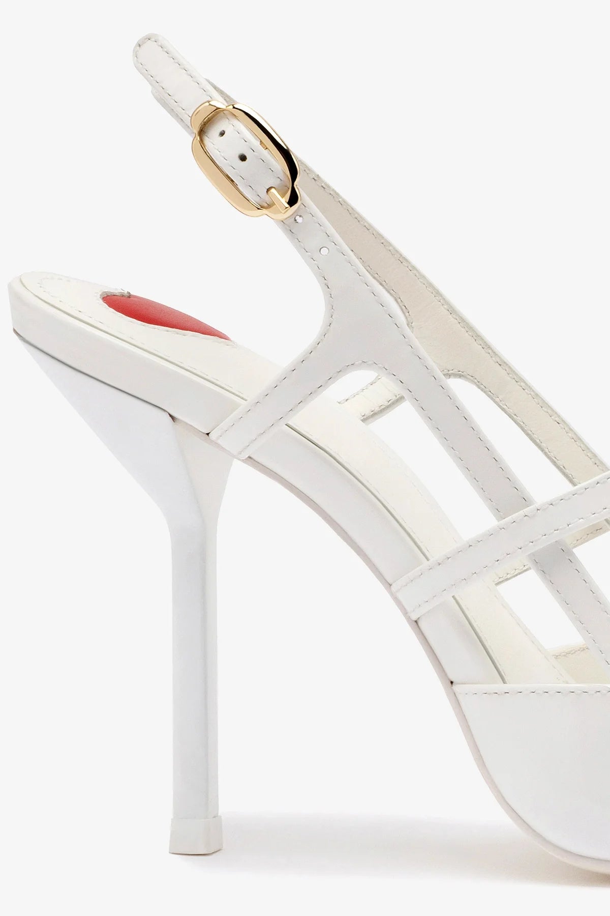 Brooks White Patent Leather Pump Shoes for Women | Comfortable Heels for Work, Party & Special Occasions