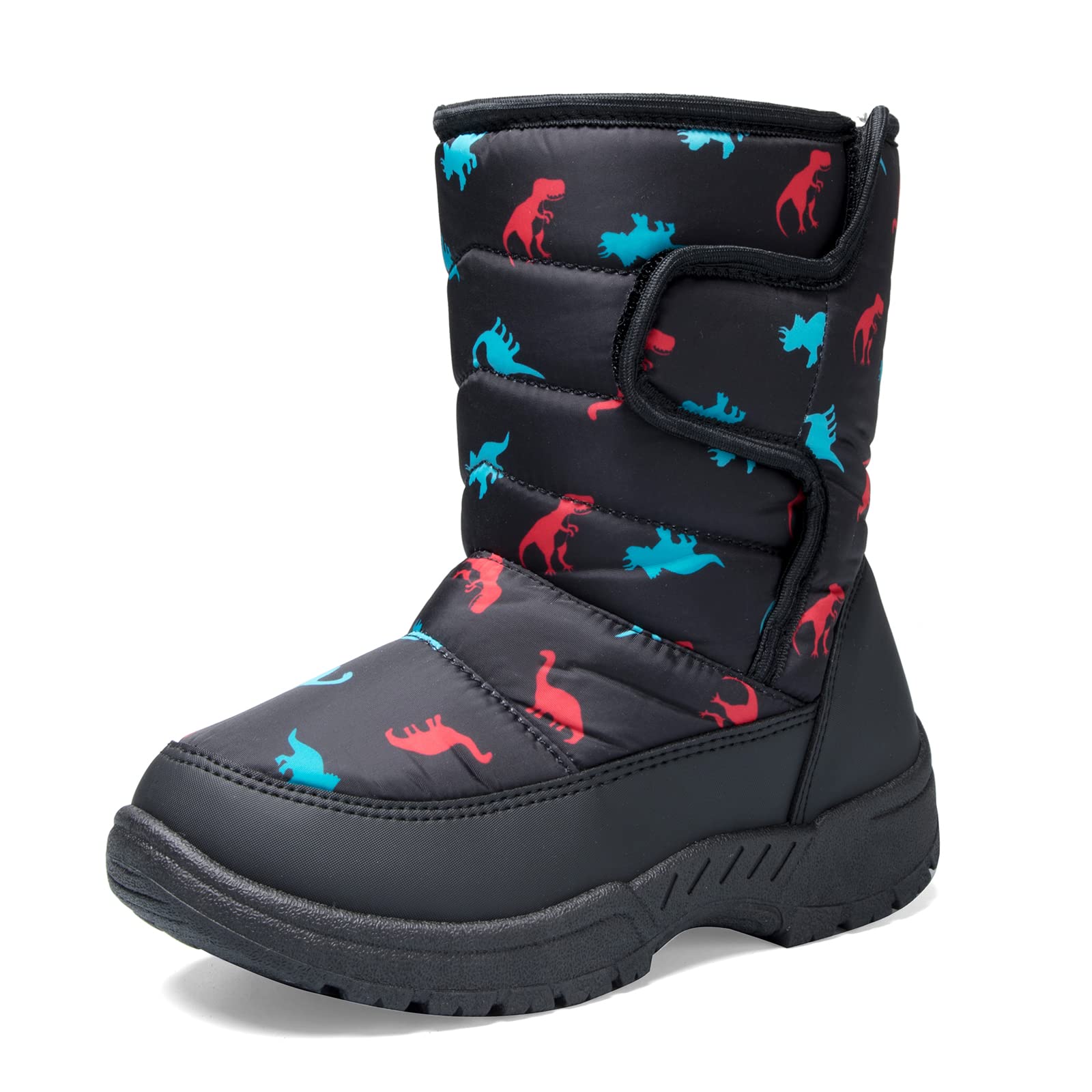 K KomForme Kids Snow Boots - Waterproof Winter Boots for Boys & Girls with Slip-Resistant Sole | Warm & Cozy for Toddler, Little Kid & Big Kid | Perfect for Snow Play, Sledding & Winter Outdoor Activities