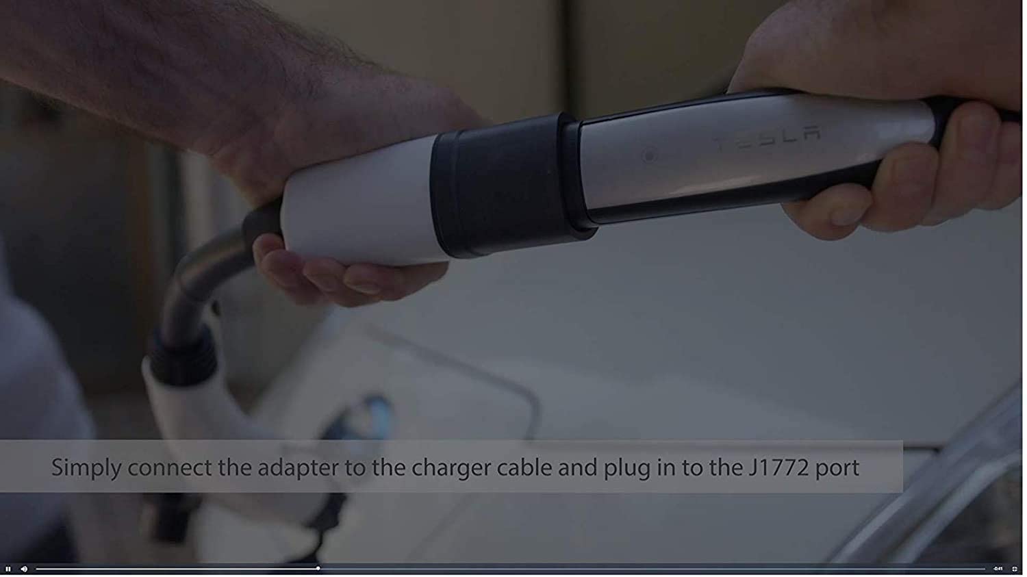 Tesla J1772 Adapter - Compatible with Tesla Wall Charger & Portable EV Charger | Fast Charging Solution for Home & Travel
