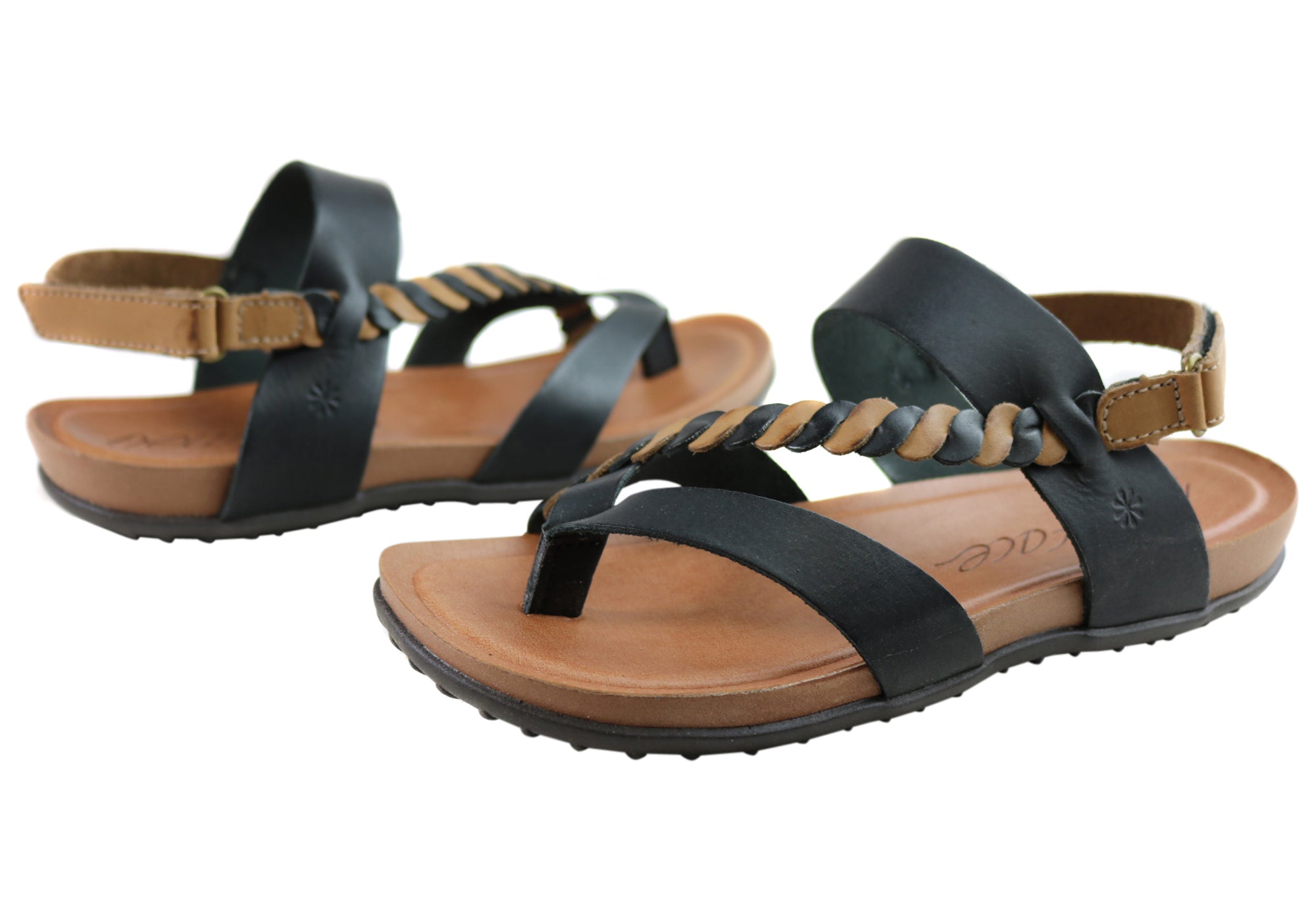 New Face Retreat Women's Comfortable Leather Sandals - Handmade in Brazil - Perfect for Beach Vacations, Summer Outfits & Casual Wear