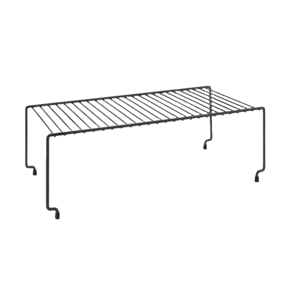 Brooklyn Stackable Shelf - Matt Black | Modern Storage Solution for Home, Office & Kitchen Organization