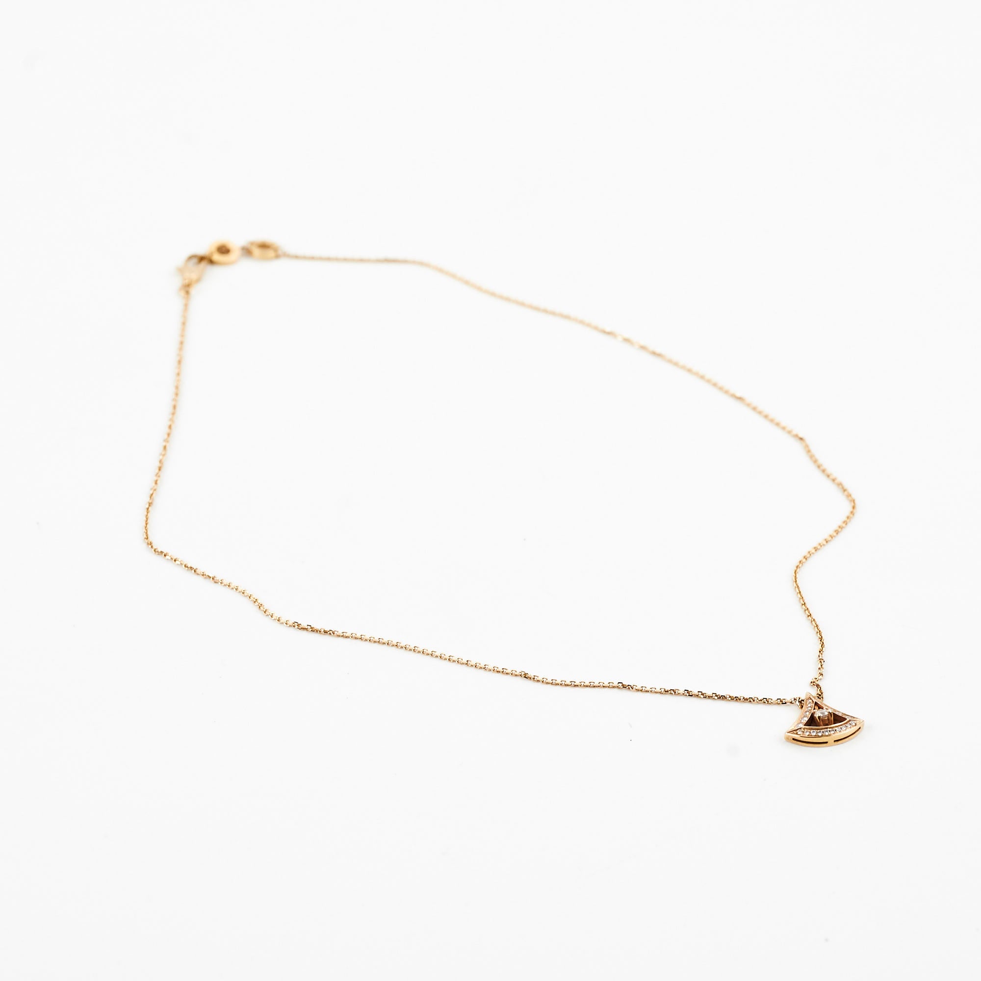 Bvlgari Divas' Dream 18k Pink Gold Diamond Pendant Necklace 354363 | Luxury Jewelry for Women, Elegant Gift for Anniversary, Wedding & Special Occasions