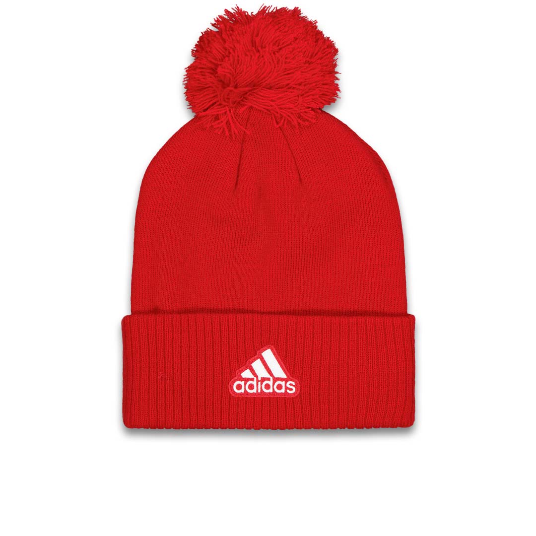 adidas Unisex Solid Cuff Pom Beanie (GS4947) - Warm Winter Hat for Men & Women - Perfect for Skiing, Snowboarding & Outdoor Activities