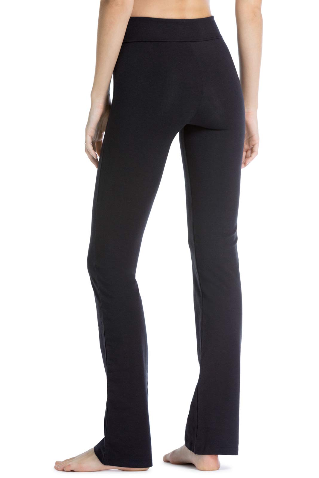 Fishers Finery Women's Organic Cotton Blend Bootcut Yoga Pants - Athletic Casual Stretch Pants for Yoga, Workouts & Everyday Wear
