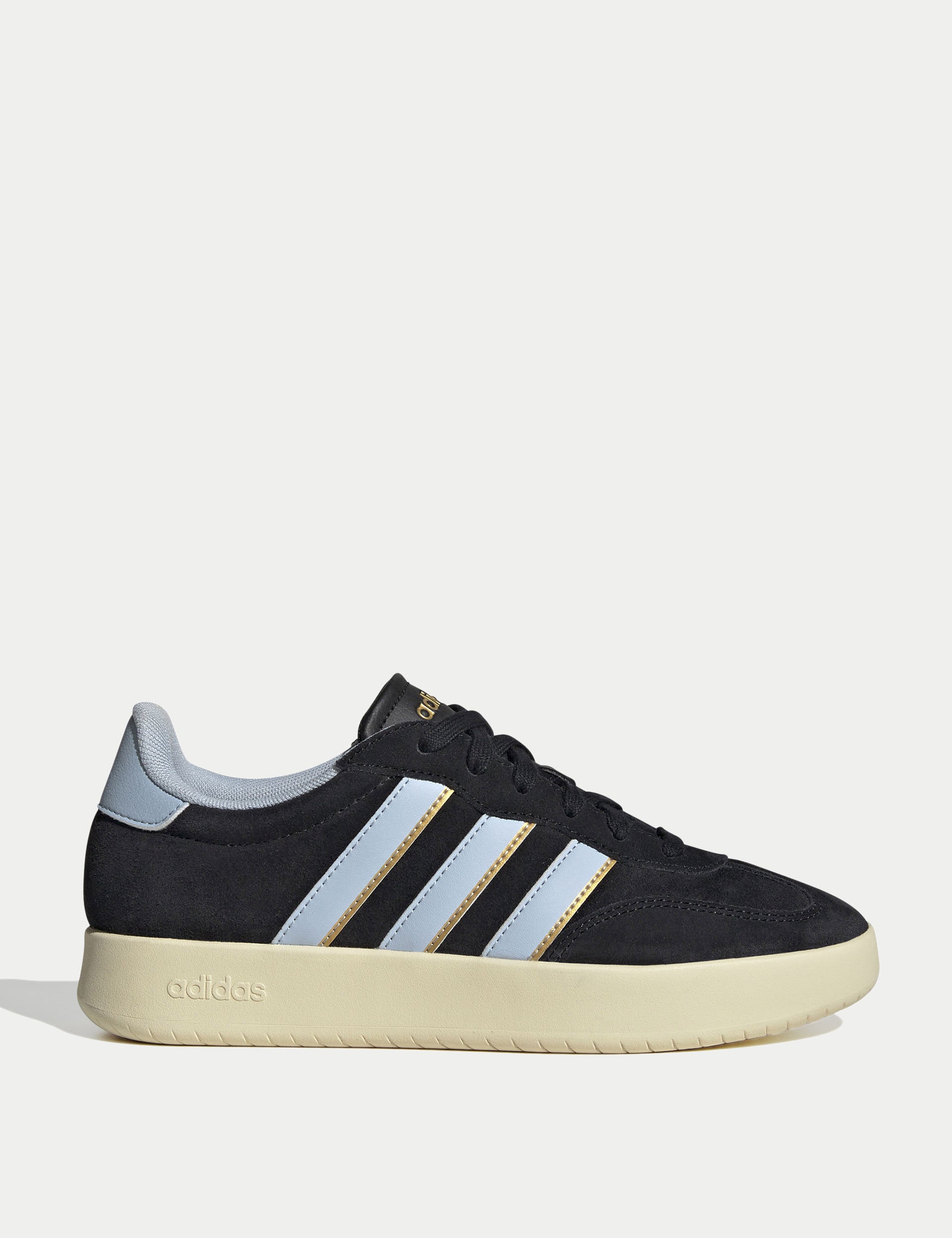 Barreda Shoes for Men & Women - Core Black, Wonder Blue, Gold Metallic - Stylish & Comfortable Sneakers for Walking, Running & Casual Wear