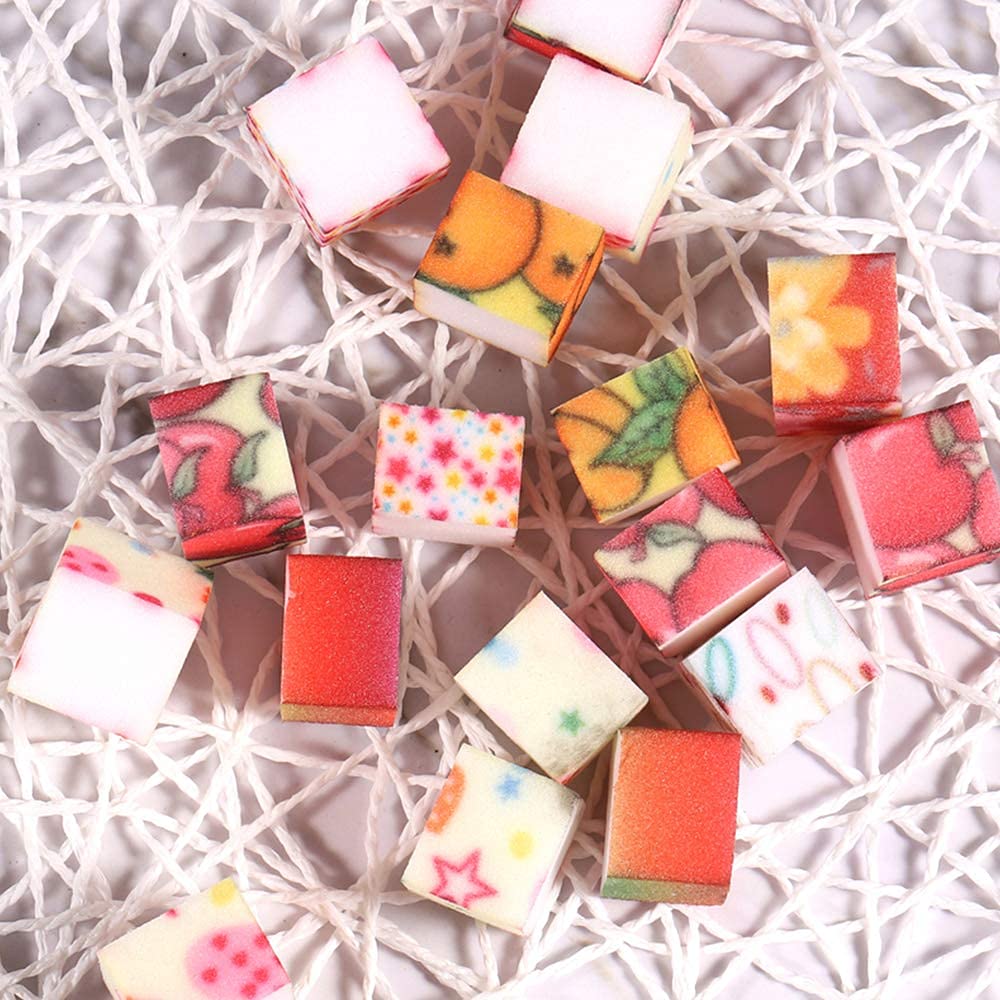 Ubersweet® Imported Multicolor Buffer Blocks - Professional Nail Sponge Mini Blocks for Manicure & Pedicure Tools | Perfect for Home & Salon Nail Care
