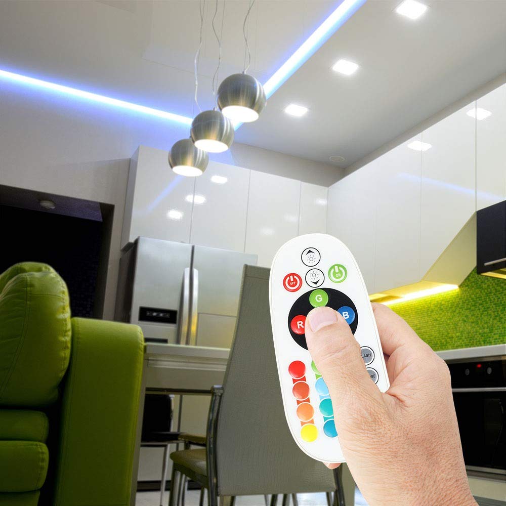 Wireless Infrared LED Strip RGB Light Controller with 24-Key Remote - Perfect for Home Decor, Gaming Setup & Party Lighting