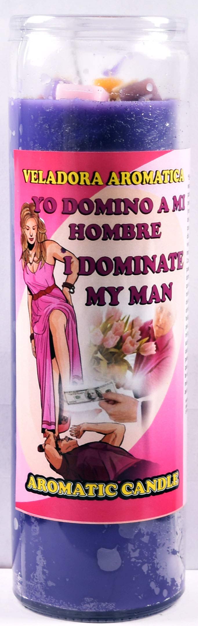 1 Piece Aromatic Cocktail Candle - 'I Dominate My Man' Scented Candle for Romance & Relaxation | Perfect for Date Nights, Spa Baths & Home Decor
