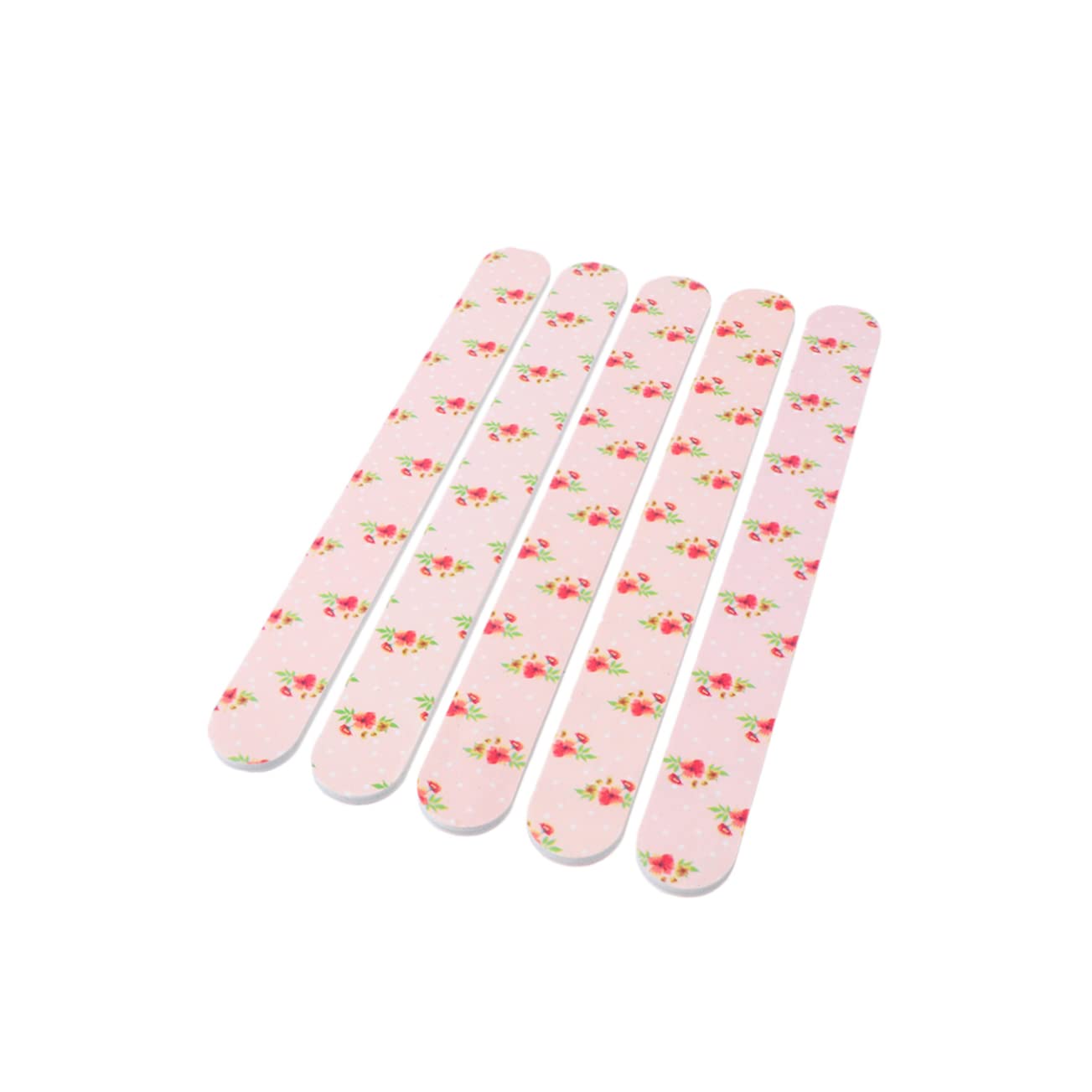 FRCOLOR 20pcs Double-Sided Nail Buffer & Polisher - Printed Emery Board Sanding Sticks for Professional Manicure & Nail Care - Perfect for Home Salon, Nail Art, and DIY Beauty Treatments