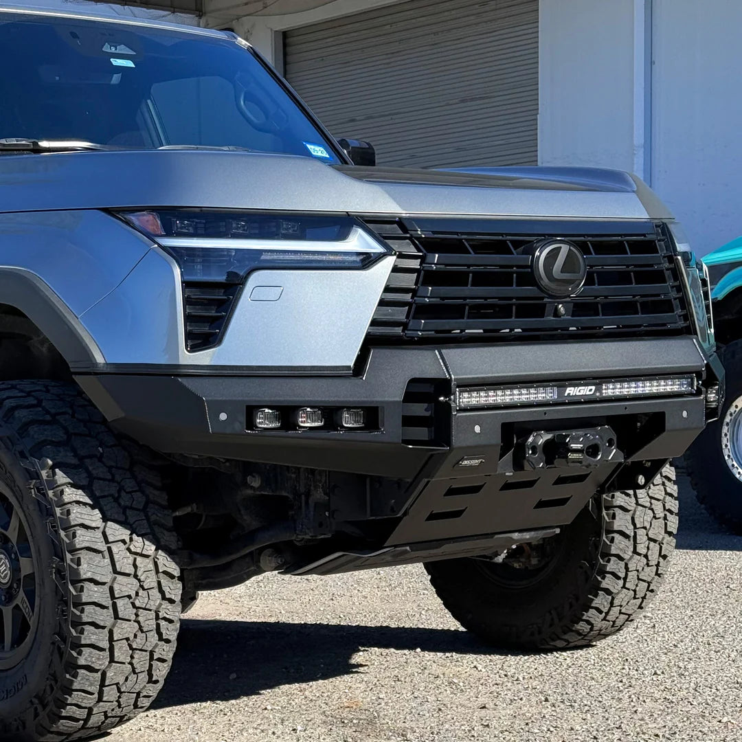 Dissent Off Road High Clearance Front Winch Bumper for 2024+ Lexus GX 550 | Heavy Duty Off-Road Protection | Perfect for Rock Crawling & Overlanding Adventures
