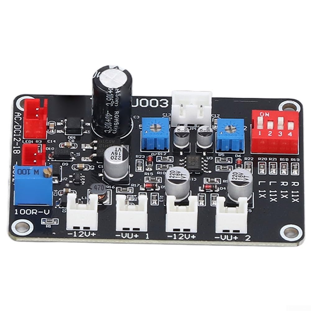 HEBEOT TS VU003 VU Meter Driver Board with Adjustable Backlight - Intelligent Dark Mode Control for Audio Equipment & DIY Electronics Projects - Perfect for Home Studios, DJ Setups, and Sound System Installations