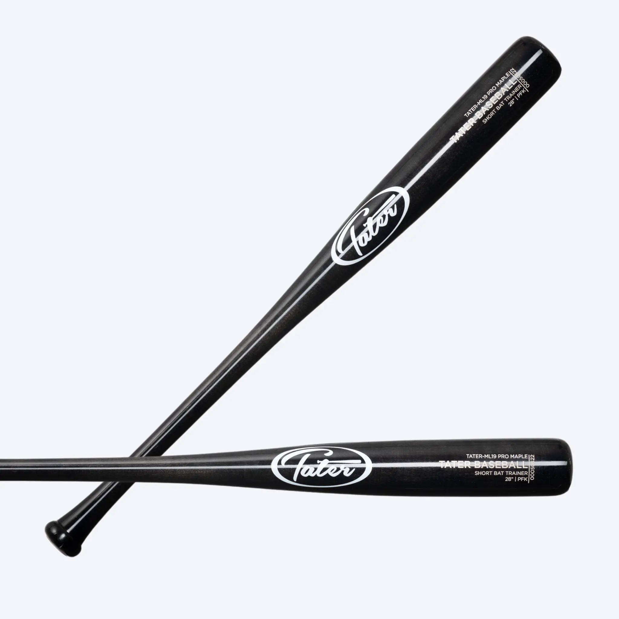 TATER ML19 Two-Handed Short Bat Trainer - Improve Baseball & Softball Swing Mechanics for Youth & Adult Players