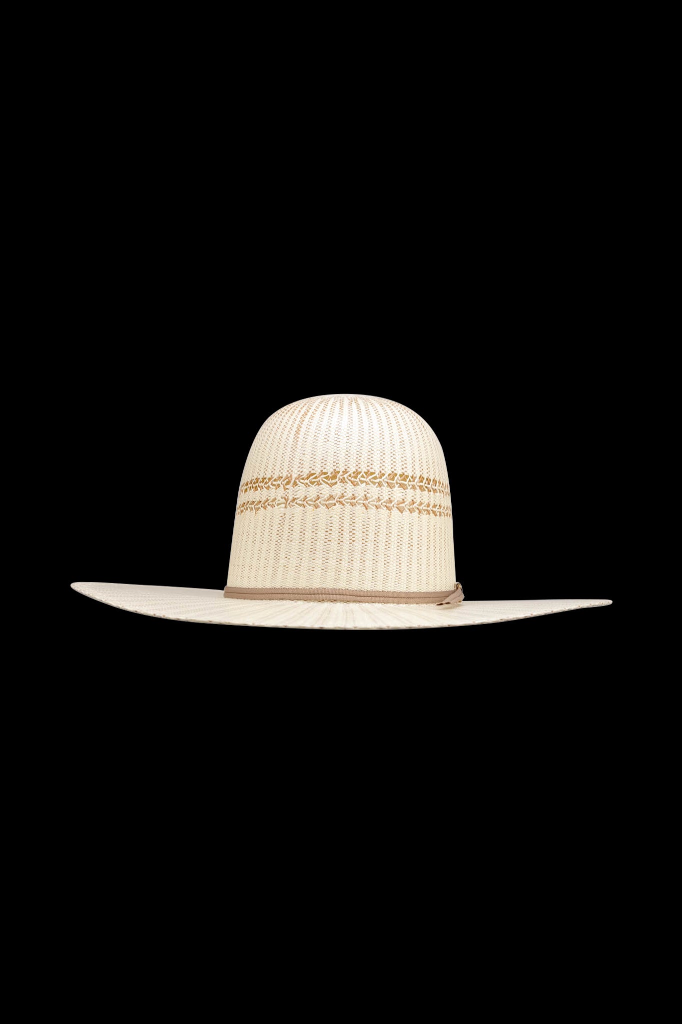Rock'em 10X Carter Open Crown Straw Hat for Men & Women - Breathable Summer Sun Hat for Outdoor Activities, Beach, Gardening, and Fishing
