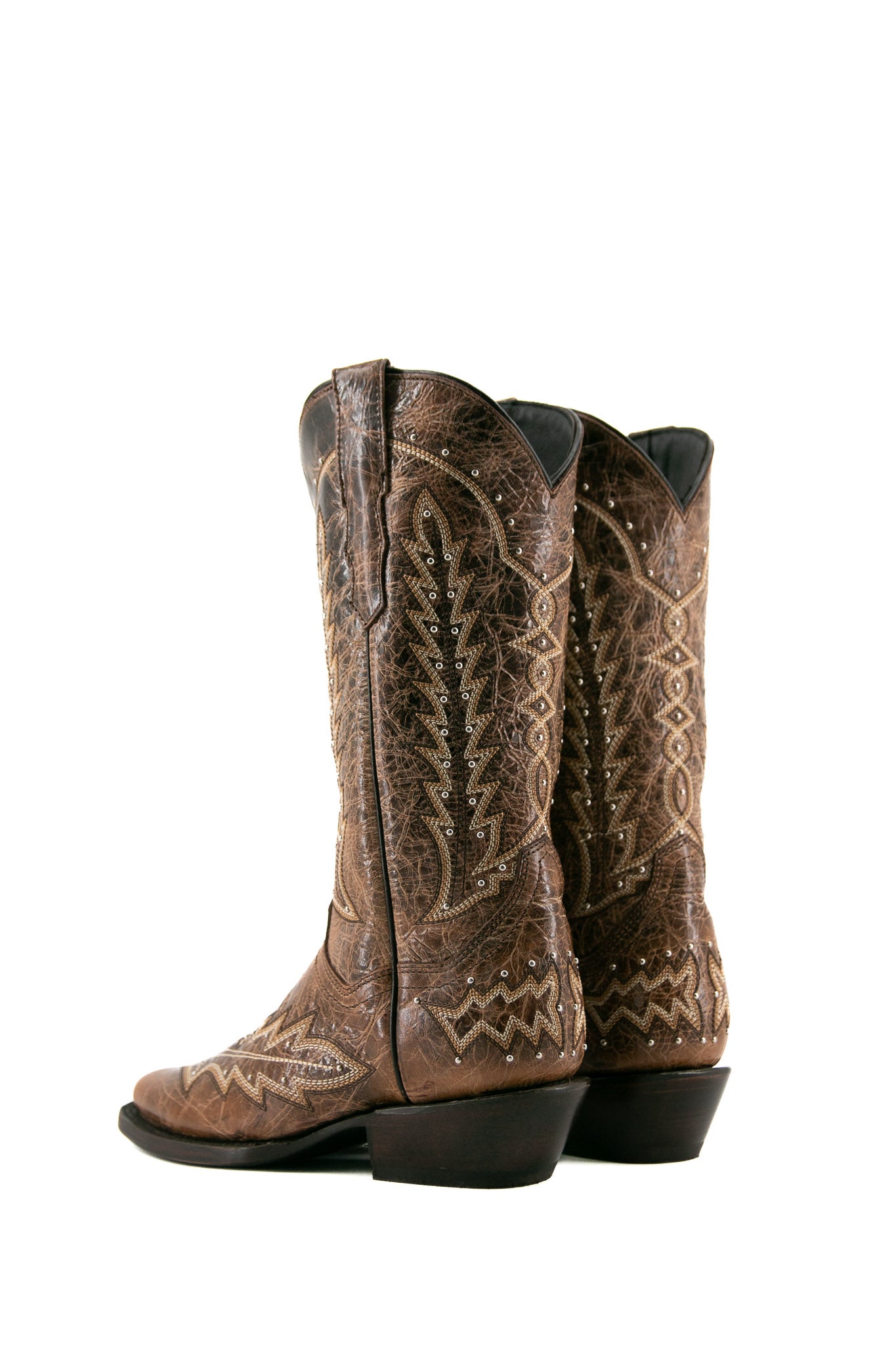 Authentic Rosario Frontier Cowgirl Boots for Women - Western Style Leather Ankle Boots with Pointed Toe & Stitched Detailing | Perfect for Country Rodeos, Line Dancing & Western Fashion Outfits