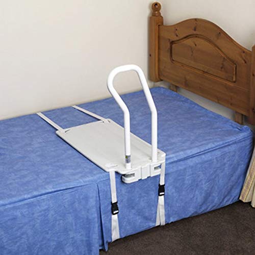 XLAHD Easy Grip Two-in-One Bed Rail for Elderly & Seniors - Adjustable Safety Bedside Handrail for Adults - Fits King, Queen & Twin Size Beds - Sturdy Grab Bar for Handicap & Mobility Assistance - Perfect for Home Care, Hospital Use & Fall Prevention