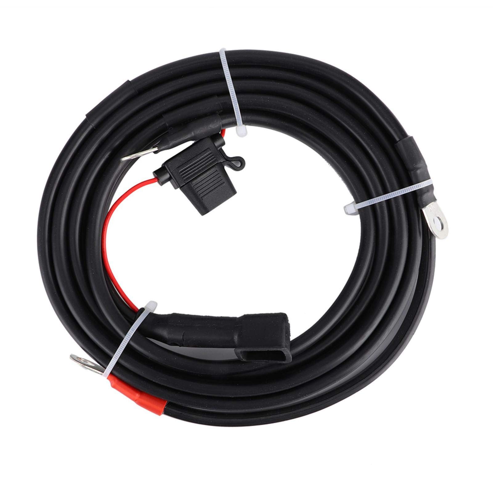 2M Battery Cable for Yamaha Parsun Powertec Outboard Engine 30-85HP - Marine Battery Replacement Cable for Boat Motor, Welding Cart & Winch - Durable Copper Wire for Marine & Outdoor Power Applications