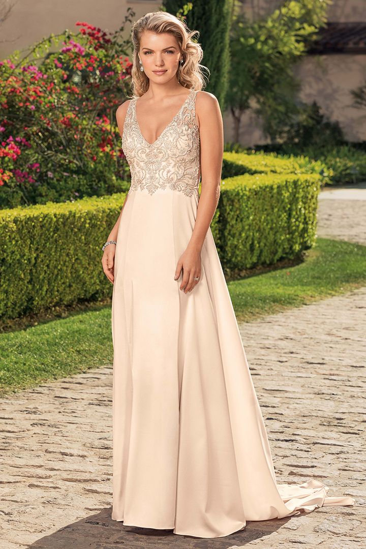 Casablanca 2344 Rosa Sample Gown - Elegant Wedding Dress for Brides, Perfect for Church Ceremonies & Formal Receptions