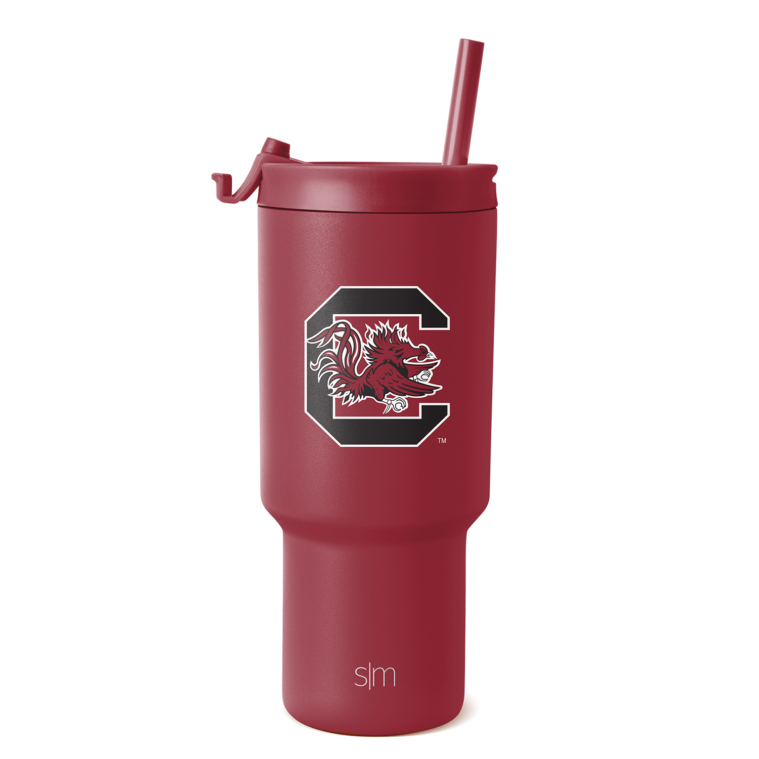 Collegiate Trek Tumbler - 20oz Insulated Stainless Steel Water Bottle with Lid & Straw - Leakproof Travel Mug for College Students, Hiking & Outdoor Activities