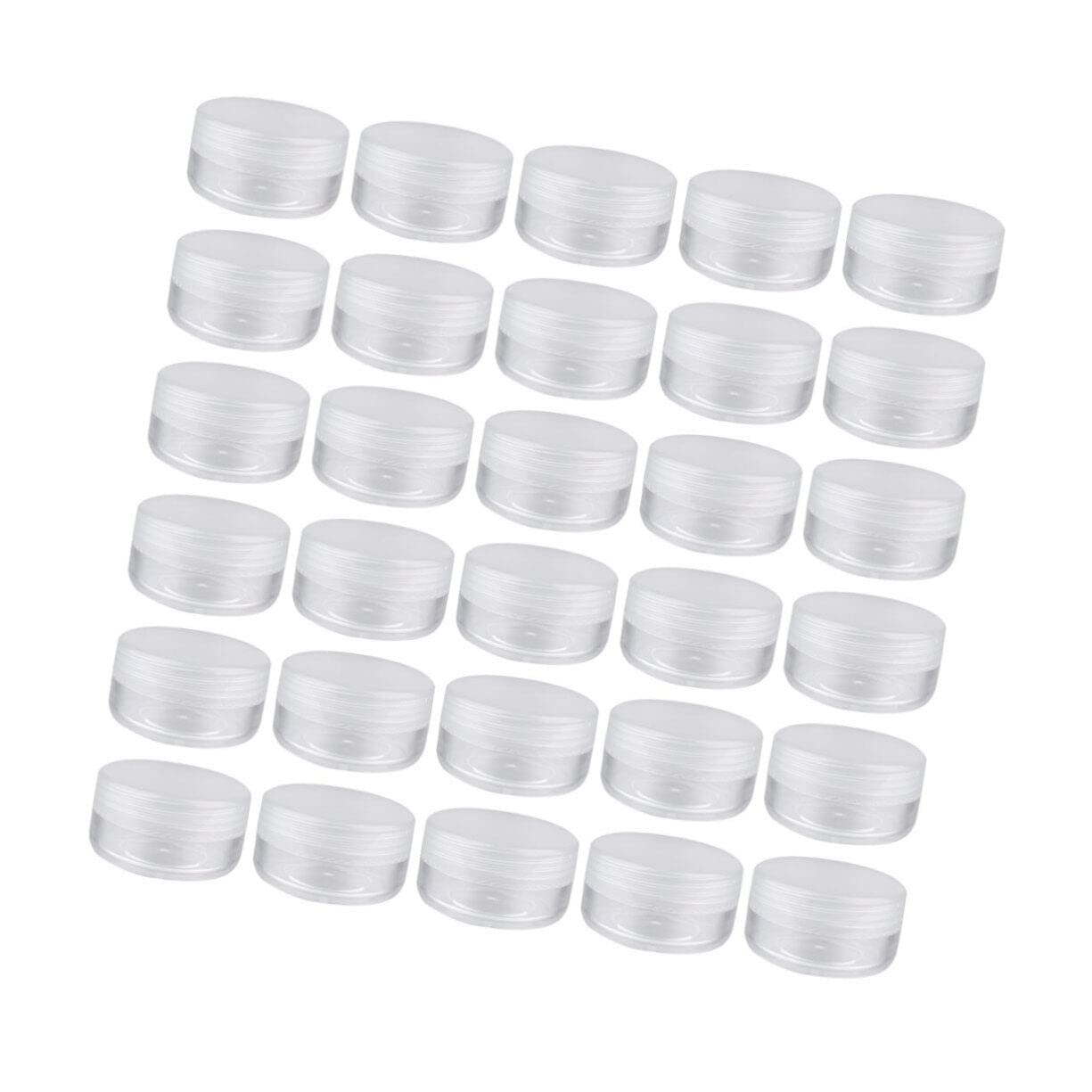 50pcs Clear Travel Shampoo Containers - Leakproof Mini Toiletry Bottles for Shampoo, Lotion & Cream | Perfect for Air Travel, Gym, Camping & Hotel Use