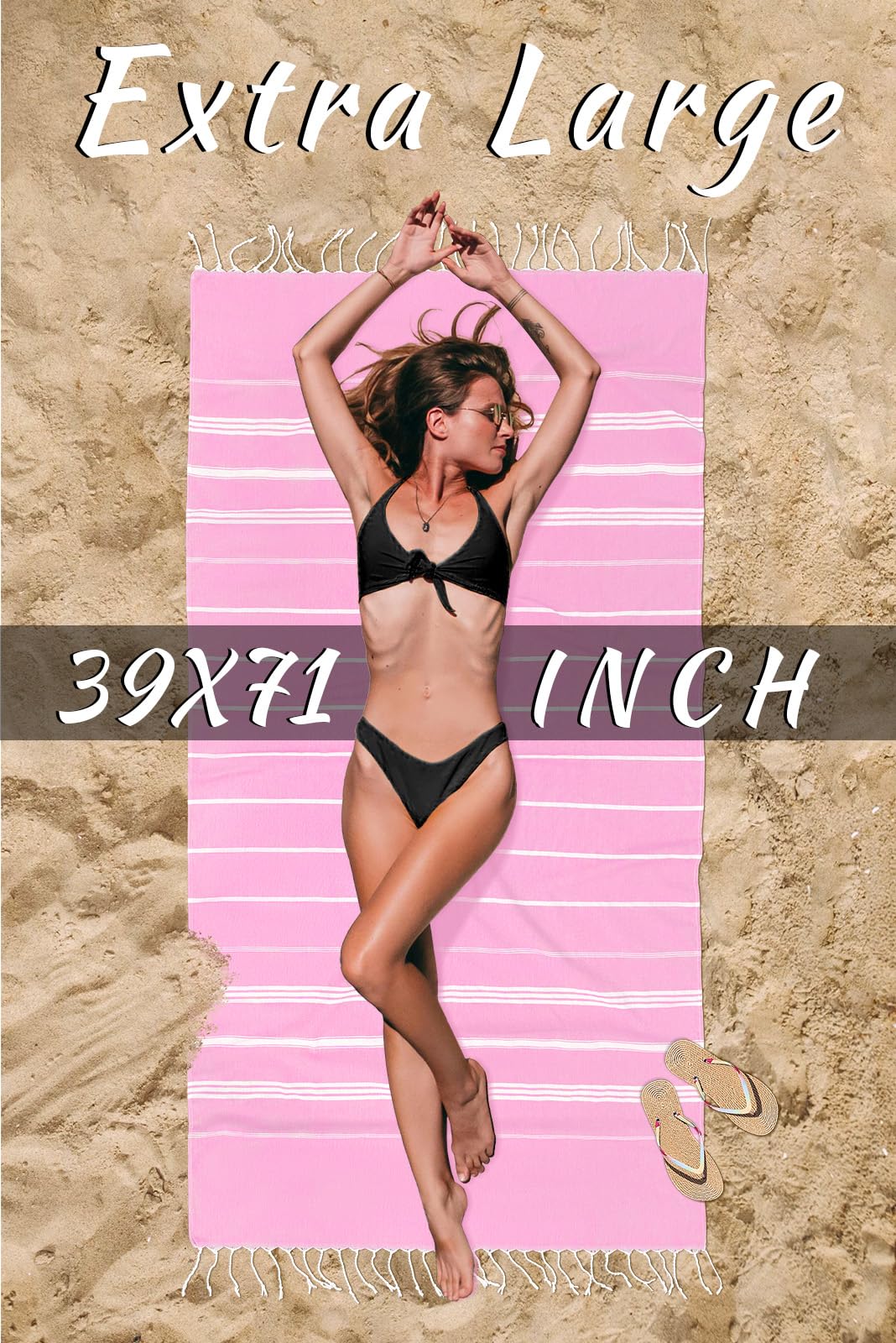 Premium Turkish Cotton Beach Towel - 39