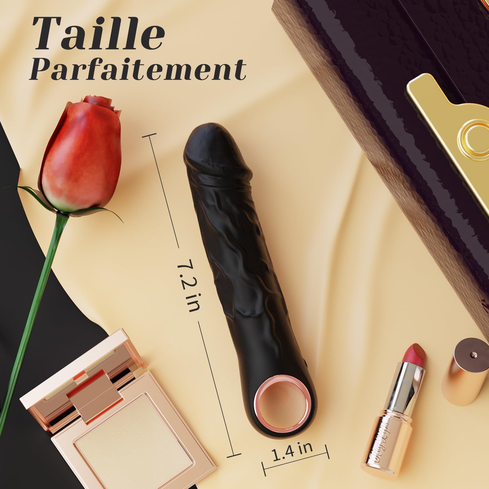 Premium 10-Speed Vibrating Massager for Women - G-Spot & Clitoral Stimulation Sex Toy, Silicone Dildo for Couples & Solo Play - Enhance Intimacy & Pleasure in the Bedroom