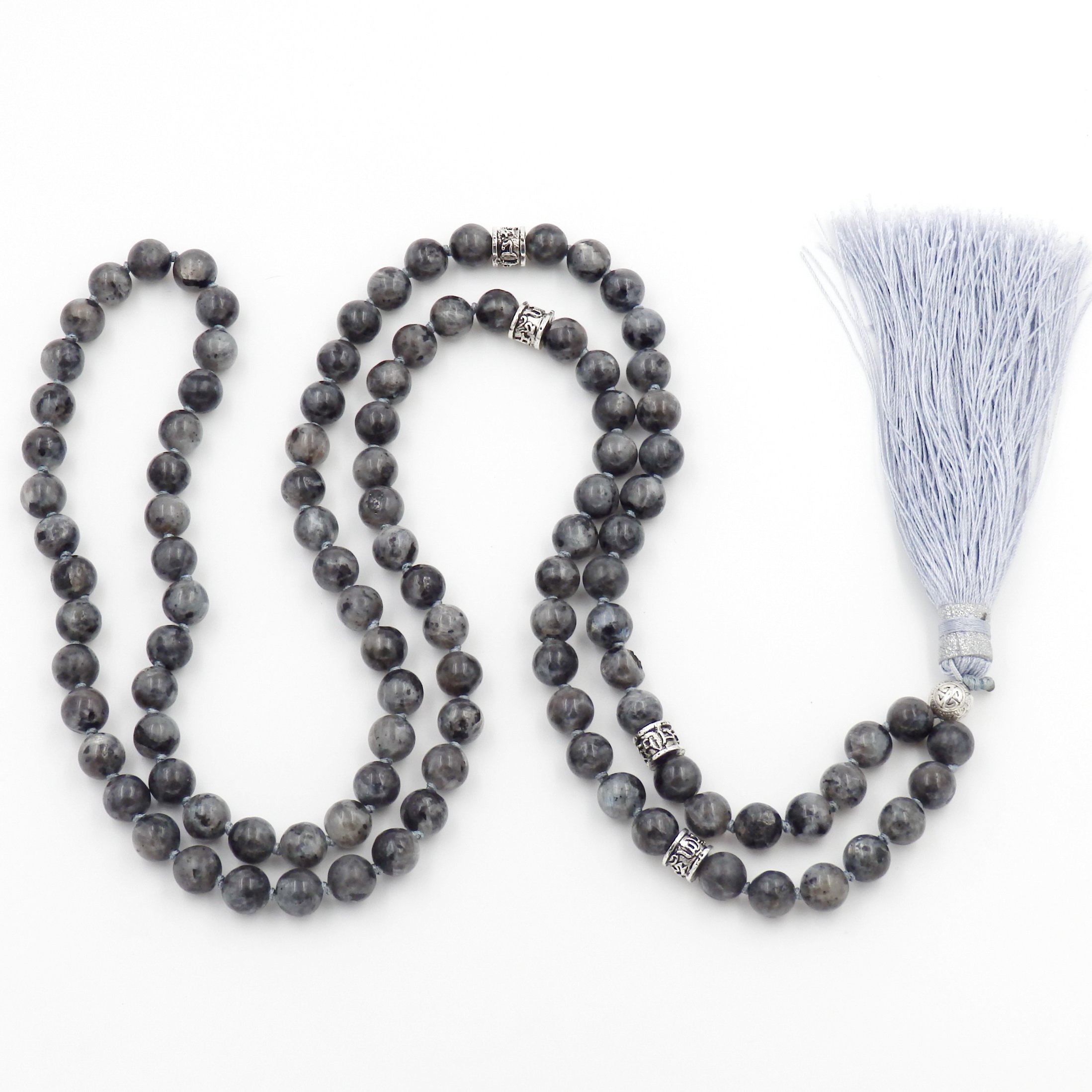 Premium Mala Beads Necklace for Women & Men - Buddhist Prayer Beads Bracelet for Meditation, Yoga & Spiritual Healing - Handmade Gemstone Jewelry for Mindfulness & Stress Relief
