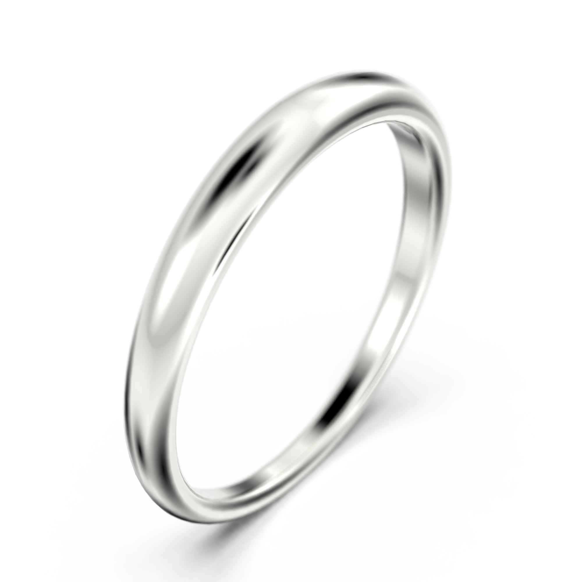 18K Gold Over Silver Tapered Wedding Band - Elegant Anniversary Gift for Her | Perfect for Weddings, Engagements & Special Occasions