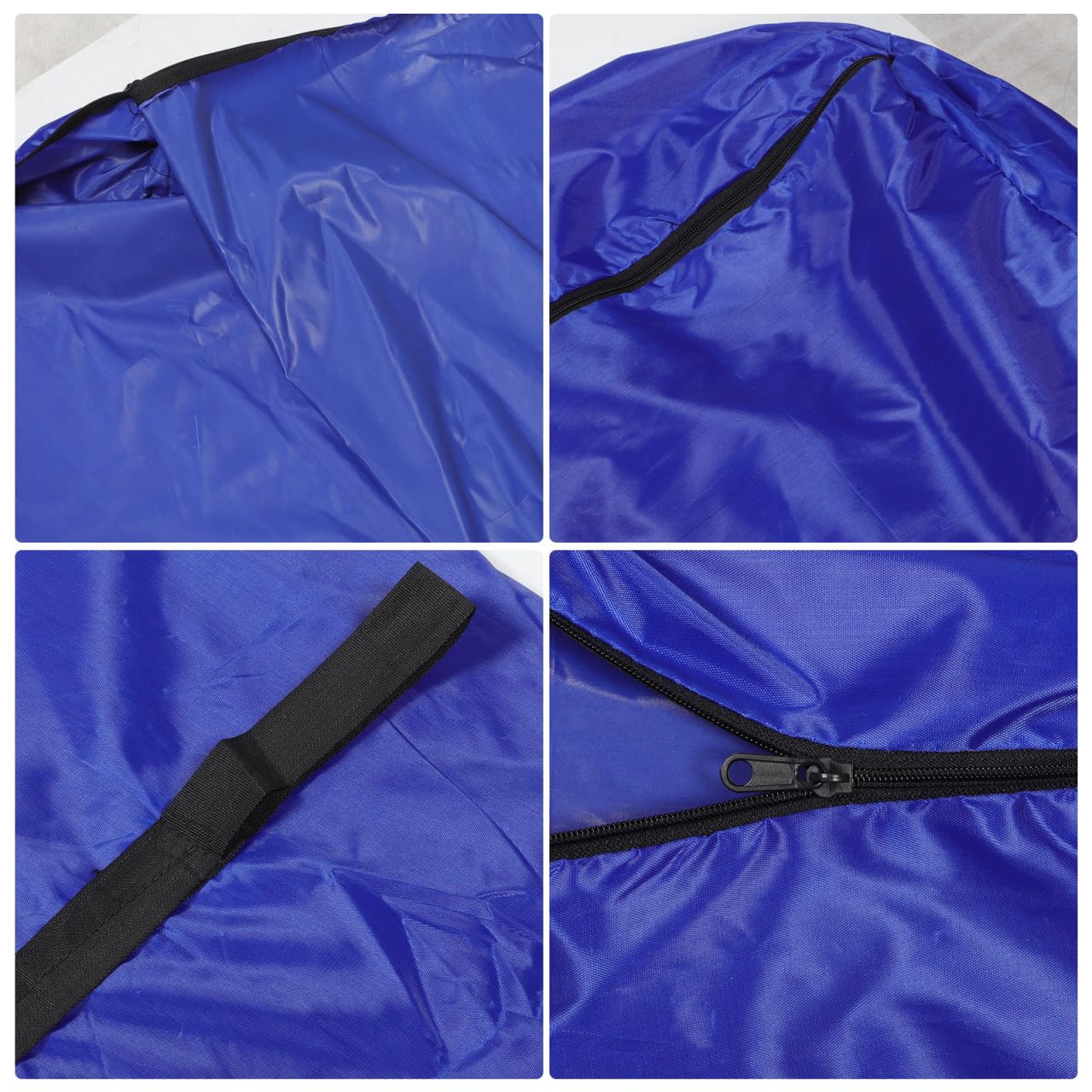 Lurrose Waterproof Cadaver Body Bag - Heavy Duty Oxford Fabric Corpse Pouch for Emergency, Funeral & Hospital Use - Includes Finger Protectors for Safe Handling