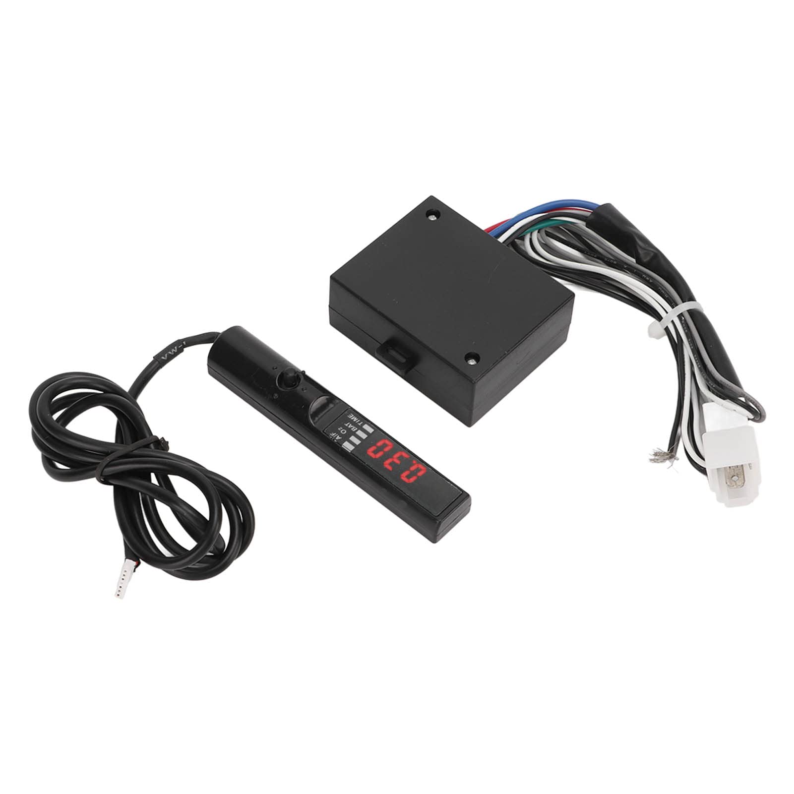 Car Engine Shut-Off Delay Timer Kit - Plug & Play Pen-Style with High-Accuracy LED Digital Display (Red Light) | Perfect for Vehicle Accessory Installation & DIY Automotive Projects