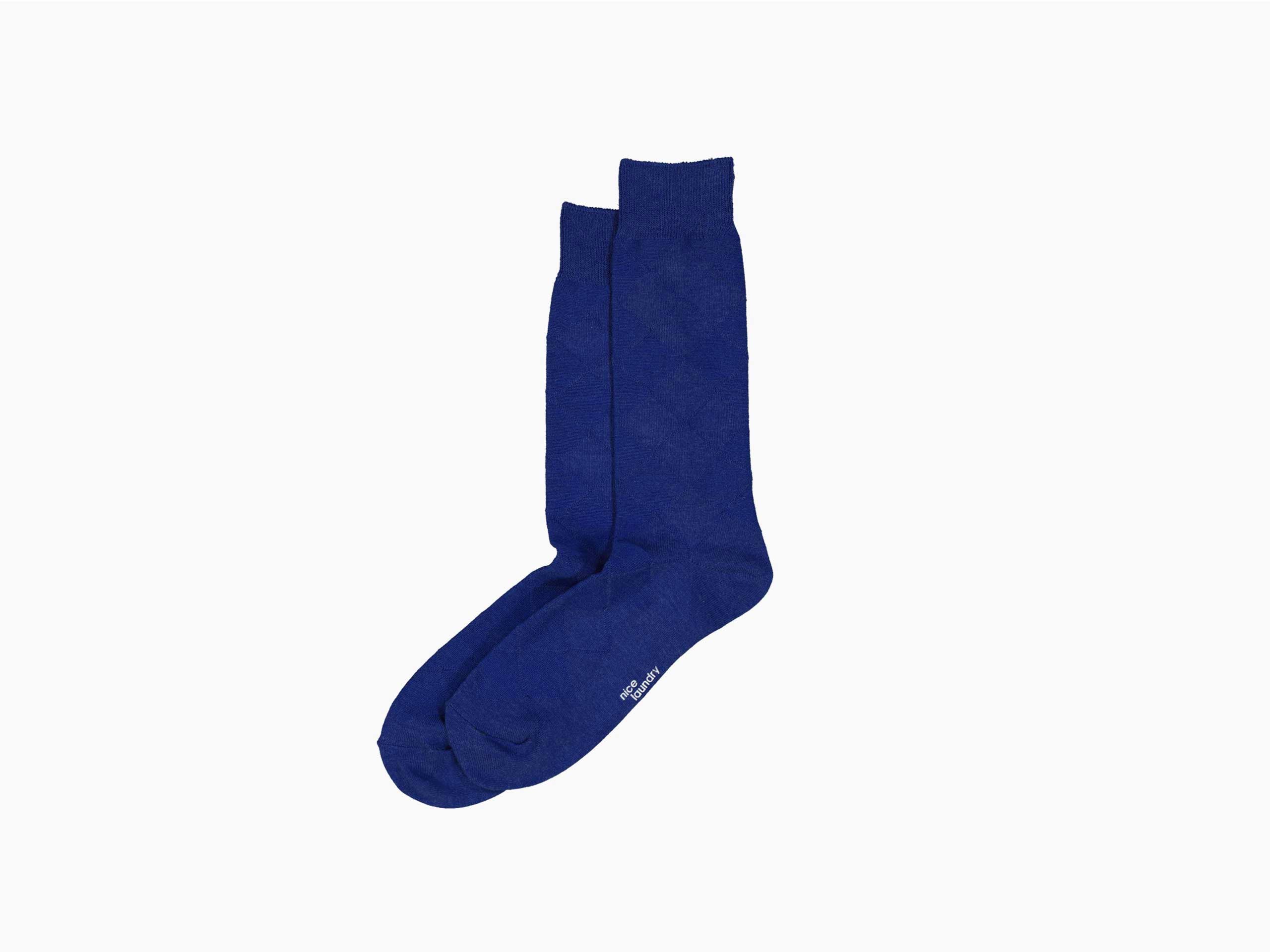 Royal Blue Argyle Sweater for Men & Women | Premium Cotton Knitwear | Perfect for Casual Wear, Office & Holiday Outfits