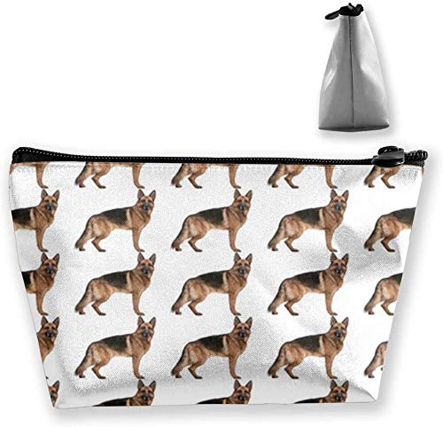 German Shepherd Makeup Bag for Women & Girls - Travel Cosmetic Pouch, Mini Purse Organizer for Makeup, Toiletries & Essentials - Perfect for Travel, Gym, School & Daily Use