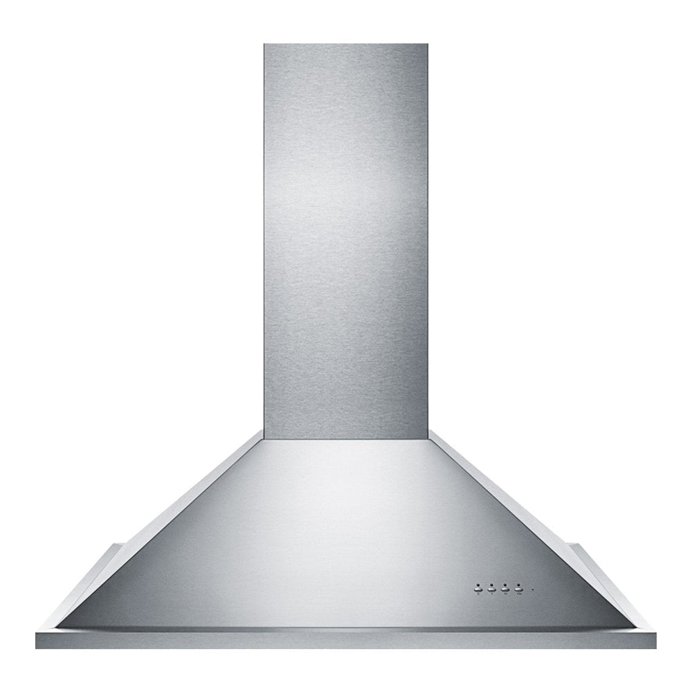 SUMMIT 36 Inch Stainless Steel Island Mount Range Hood - SEIH1536CV3 - Powerful 900 CFM Kitchen Ventilation for Smoke & Odor Removal - Perfect for Open Concept Kitchens & Cooking Islands