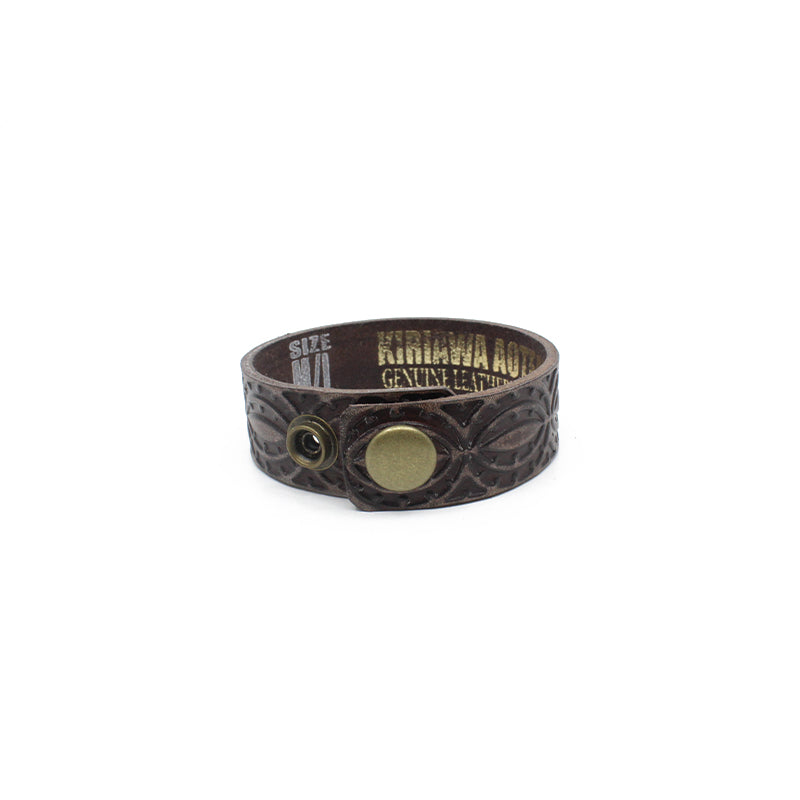 25mm Genuine Leather Wristband for Men & Women - Adjustable Size M/L - Premium Fashion Bracelet by Darin Gordine - Perfect for Casual Wear, Gifts & Everyday Accessories