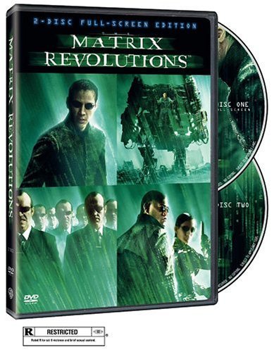 The Matrix Revolutions (Two-Disc Full Screen Edition) DVD - Sci-Fi Action Movie by Warner Bros | Perfect for Movie Nights & Sci-Fi Collections
