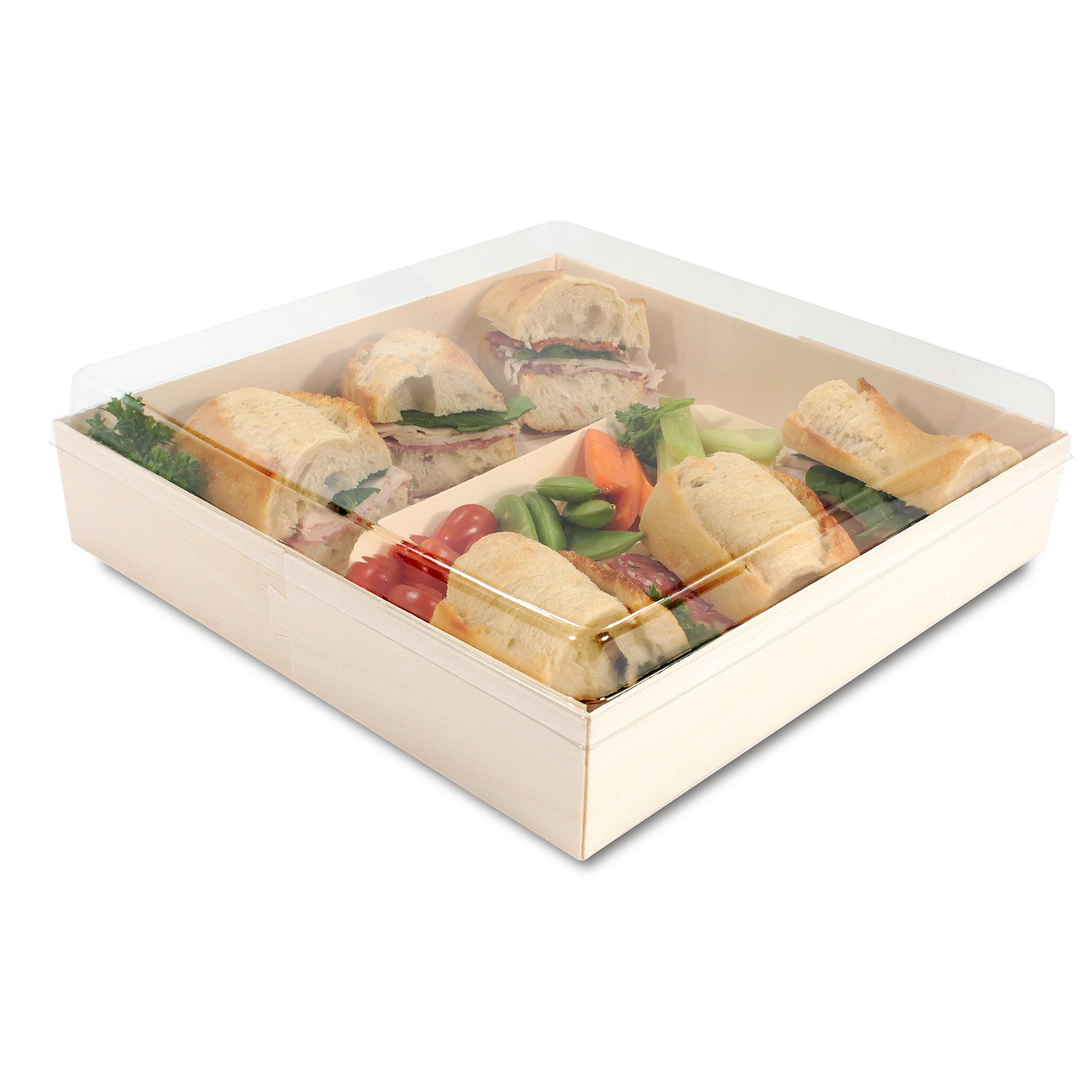 Tree Choice DIY Collection 10 x 7 Inch Oblong Pop Up Tray Lids Only - 200 Count per Case - Perfect for Bakery, Catering & Party Food Display