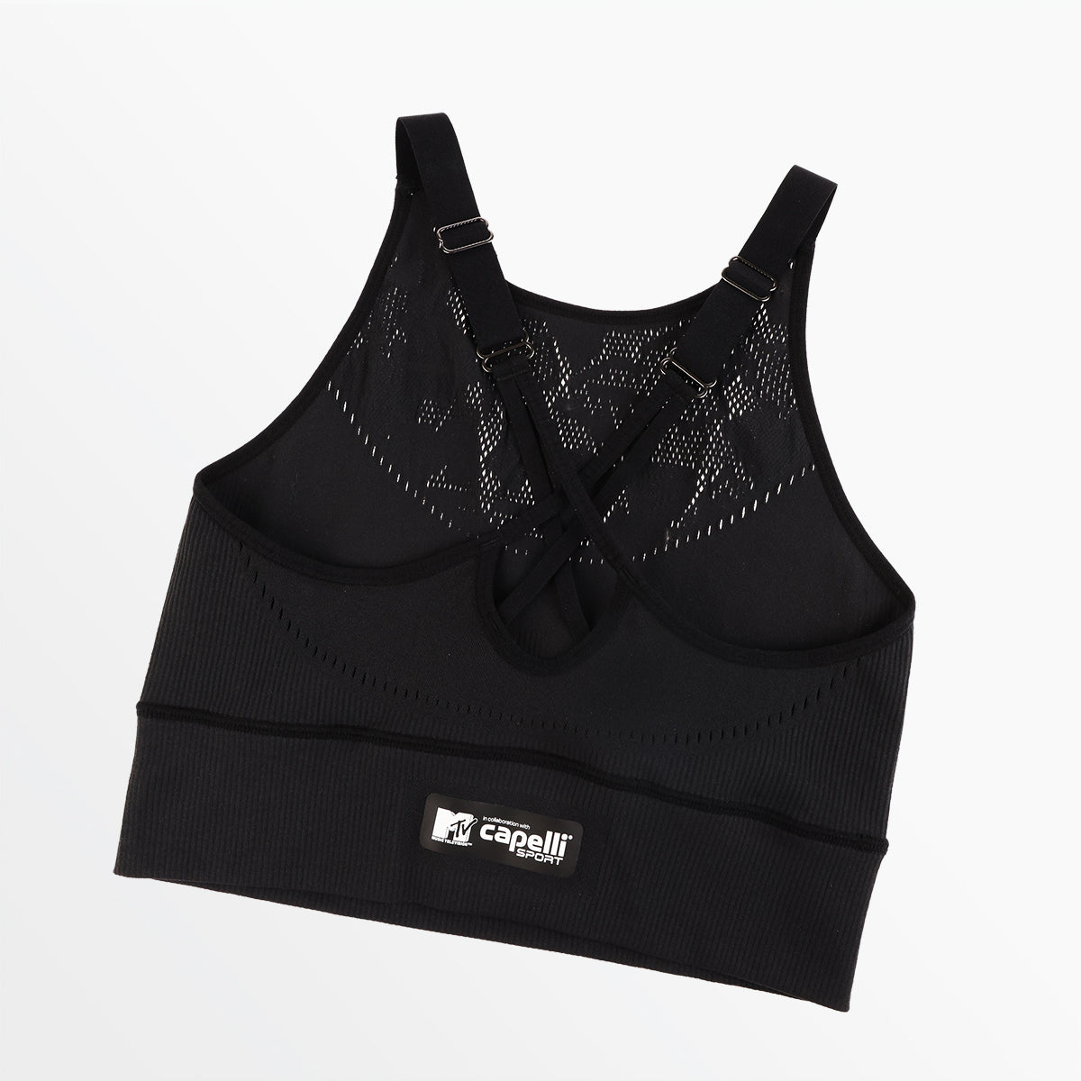 MTV Women's Sporty Sculpt Longline Seamless Bra - High Support Workout Sports Bra for Running, Yoga & Gym - Comfortable & Breathable Activewear