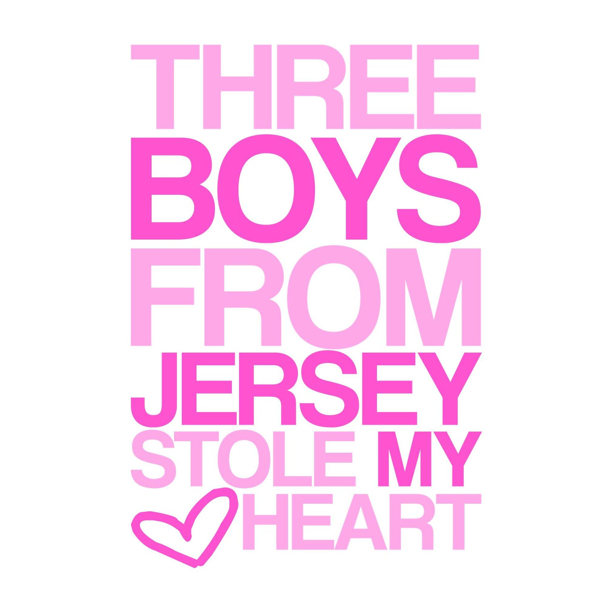 Jersey Boys Oval Car Bumper Sticker - 3 Pack Decorative Vinyl Decals for Cars, Laptops, Windows | Perfect for Fans, Gifts & Themed Parties