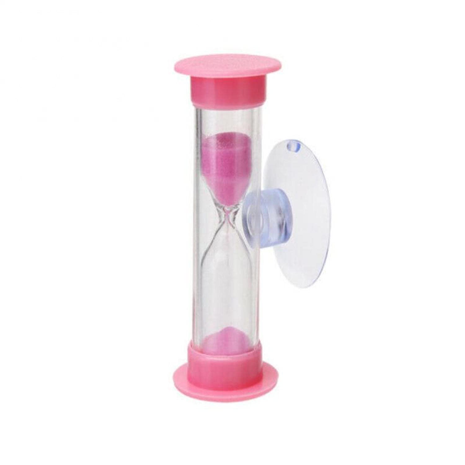 3 Minute Sand Timer for Kids Teeth Brushing - Desktop Hourglass with Suction Cup - Fun Visual Timer for Children's Dental Hygiene & Classroom Activities