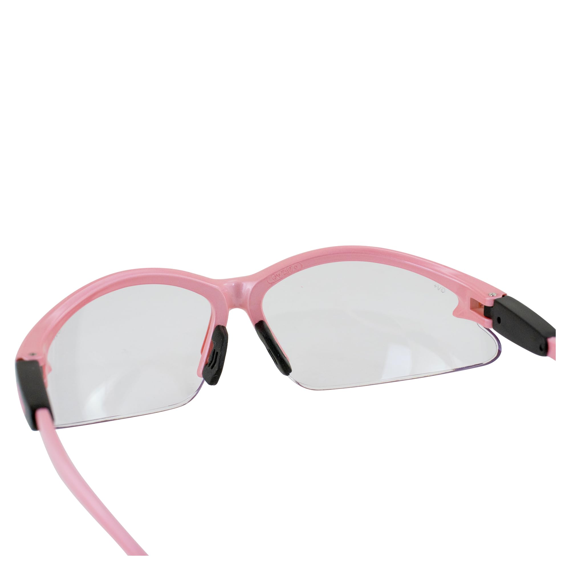 Cougar Safety Glasses for Nurses, Dental & Shooting - Light Pink Frame for Women & Men | Work & Outdoor Use