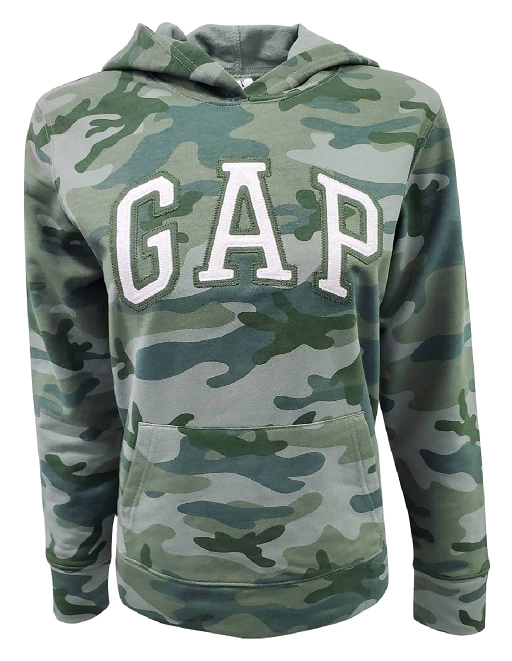 GAP Women's Fleece Arch Logo Pullover Hoodie - Soft & Cozy Sweatshirt for Casual Wear, Lounge & Outdoor Activities