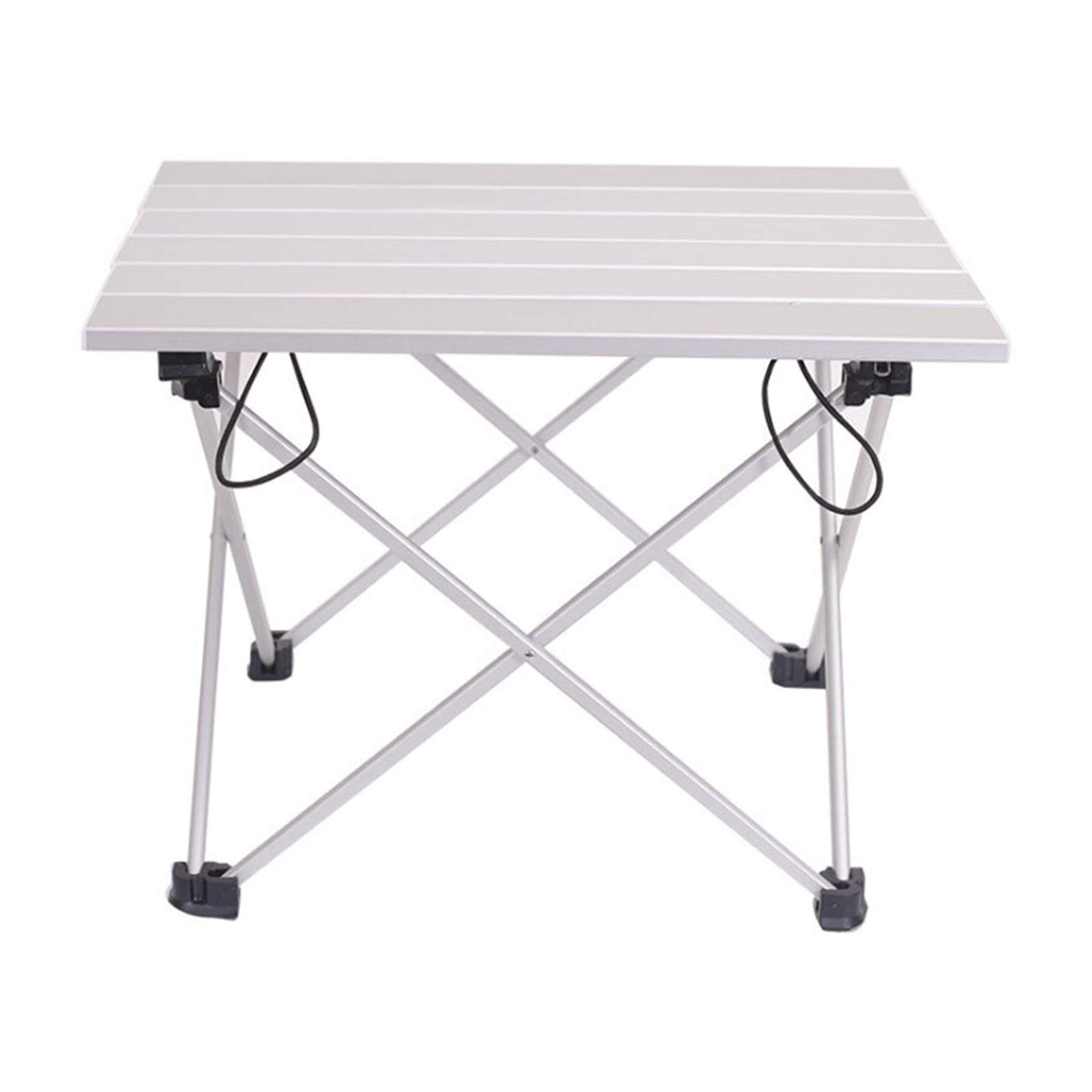 Portable Aluminum Alloy Folding Camping Table - Lightweight Outdoor Picnic BBQ Table for Hiking, Travel & Road Trips - Compact Desk with Carry Bag for Backpacking, Beach & Tailgating Parties