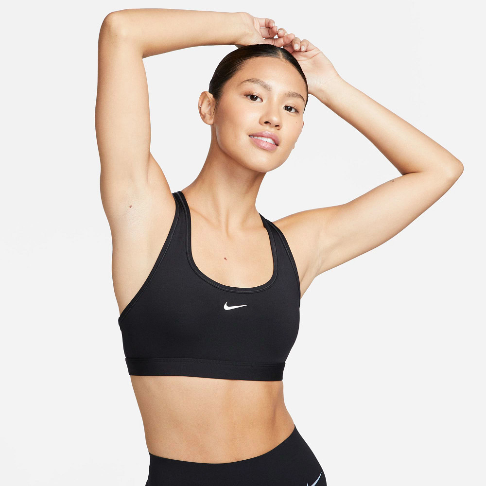 Nike Women's Light Support Sports Bra with Swoosh Logo - Perfect for Yoga, Running & Gym Workouts